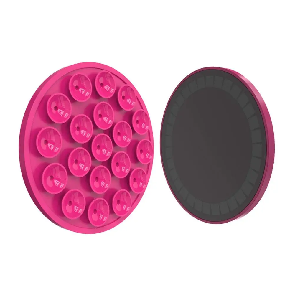 Supporto per telefono con ventosa magnetica Supporto per telefono cellulare da parete con magnete in silicone Supporto per specchio a mani libere per Ipho F0c6