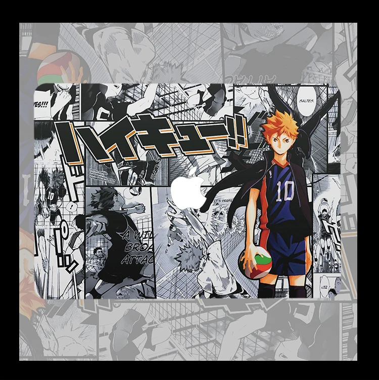 

Haikyuu Anime Shoyo Hinata Case For Apple Macbook Air M2 M1 Pro 13 14 16 Mac Hard Shell Retina A2681 A2337 A2338 Laptop Cases