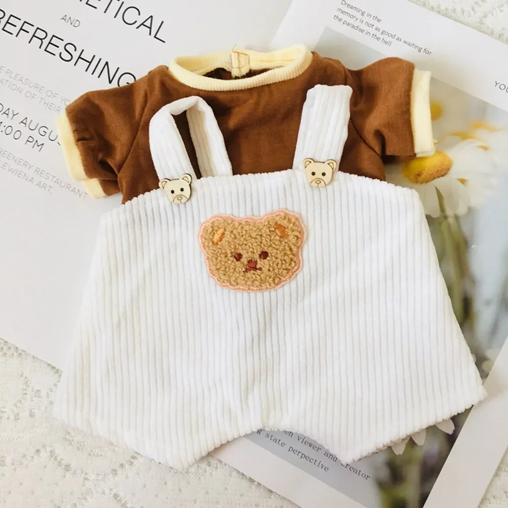 귀여운 구름 양 인형 옷 Lina Bear 티셔츠 30CM 공동 곰 인형 변경 옷 공동 인형에 대한 수제 DIY