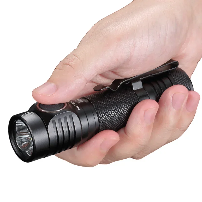 NITECORE E4K Rechargeable Compact EDC Flashlight CREE XP-12 V6 LED 4400Lumens With NL2150HPR Battery roch Light