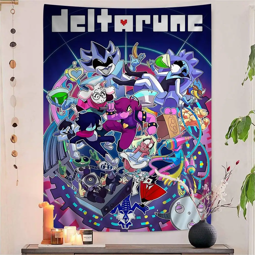 Deltarune Game DIY Wall Tapestry for Living Room Home Dorm Decor Wall Art Decor