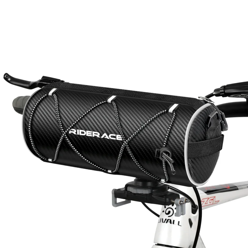 

RIDERACE Велосипедная передняя сумка Многоцелевой водонепроницаемый рюкзак большой емкости для хранения Велосипедная сумка на руль Велосипедная рама Сумка-труба
