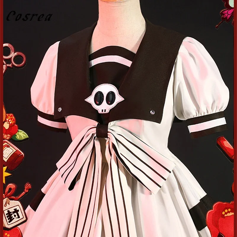 Anime Toilet-Bound Hanako-kun Nene Yashiro Costume Cosplay Lolita Dress ragazze ragazzi Hanako-kun Yugi Amane Cos Set completo uniforme