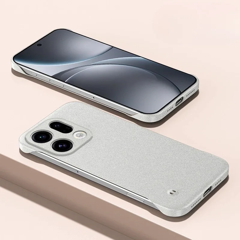 حافظة رفيعة للغاية من الحجر الرملي مقاومة للصدمات لهاتف اوبو فايند X9 برو غطاء حماية هاتف الكمبيوتر الصلب لـ Find X9 X9Pro Shell #2