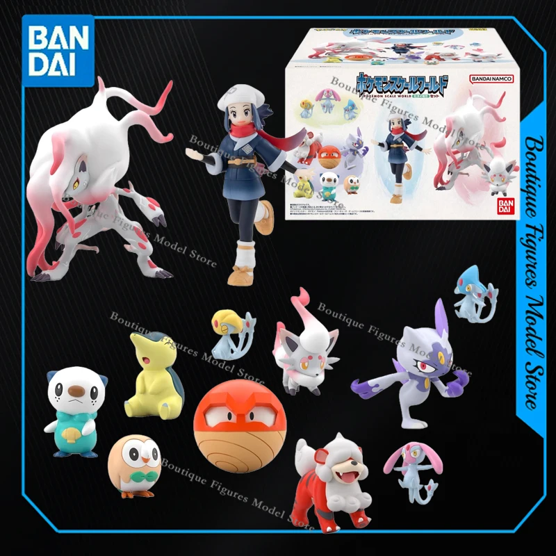 original-veritable-bandai-pokemon-echelle-monde-hisui-action-figurines-d'anime-assemblage-modele-collection-cadeau-enfants-jouets