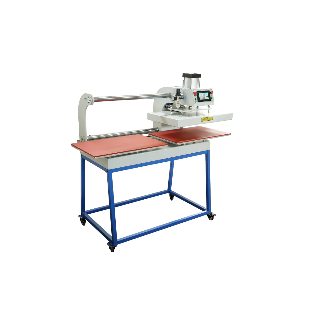

Quality Assurance Automatic 140KG 38x38cm Heat Press Transfer Machine Double Press Station for T-Shirt