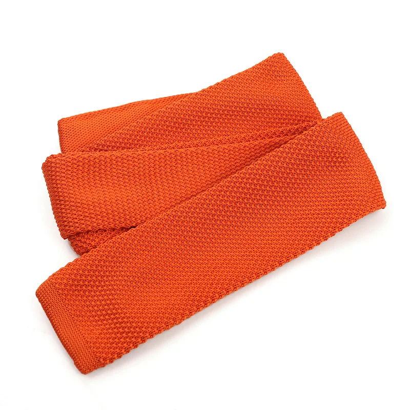 ربطات عنق محبوكة بلون سادة للرجال ربطات عنق عصرية ضيقة عادي أسود أحمر ربطة عنق متماسكة للرجال والنساء برقبة محبوكة