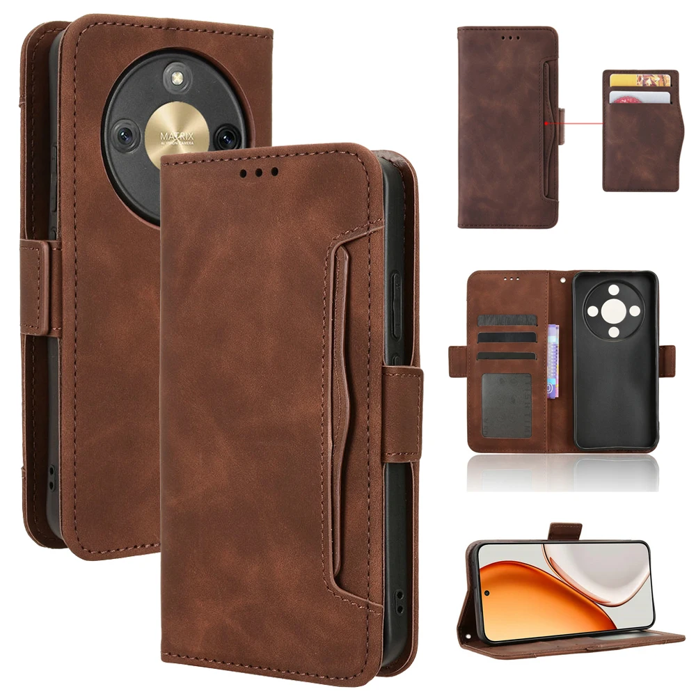 Honor X9D 5G 2025 Luxury Case Removable Card Wallet 360 Protect Leather Funda H…