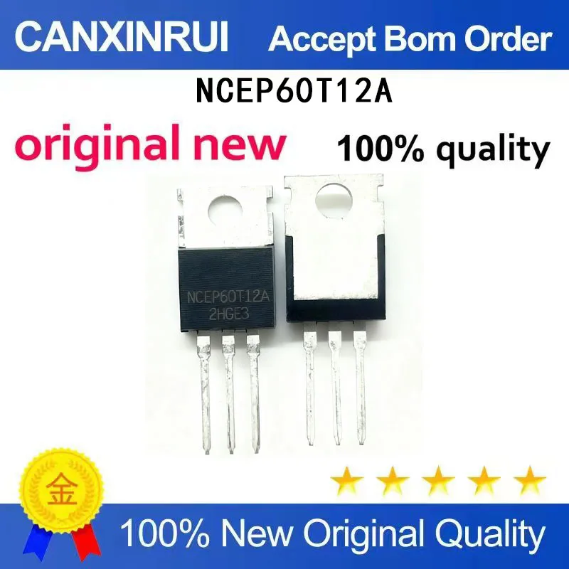 (5-100 Pieces) New NCEP60T12A TO-220 Direct Insertion N-channel MOSFET Chip 120A/60V