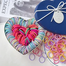 50/100pcs/lot Hair Bands Girl Candy Color Elastic Rubber Band Hair Band Child Baby Headband Scrunchie Hair Accessories for Hair