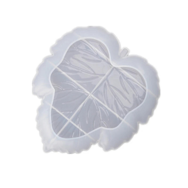 Moule en silicone pour cendrier en chanvre bricolage, gypse, cuir chevelu d'érable, plat de rangement pour cosmétiques, ornement décoratif, moule en résine, artisanat pour la maison