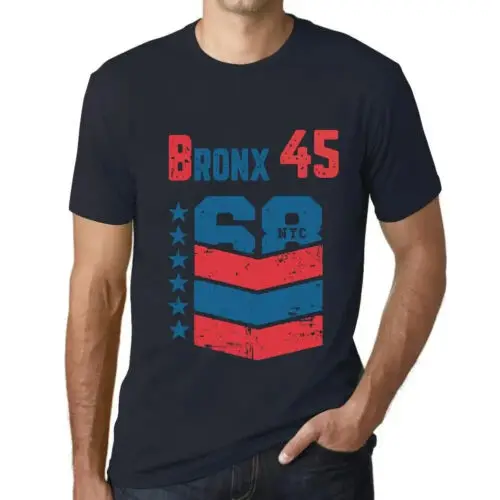 Heren Grafisch T-Shirt Bronx 45 Cadeau voor 45ste Verjaardag 45ste Jubileum