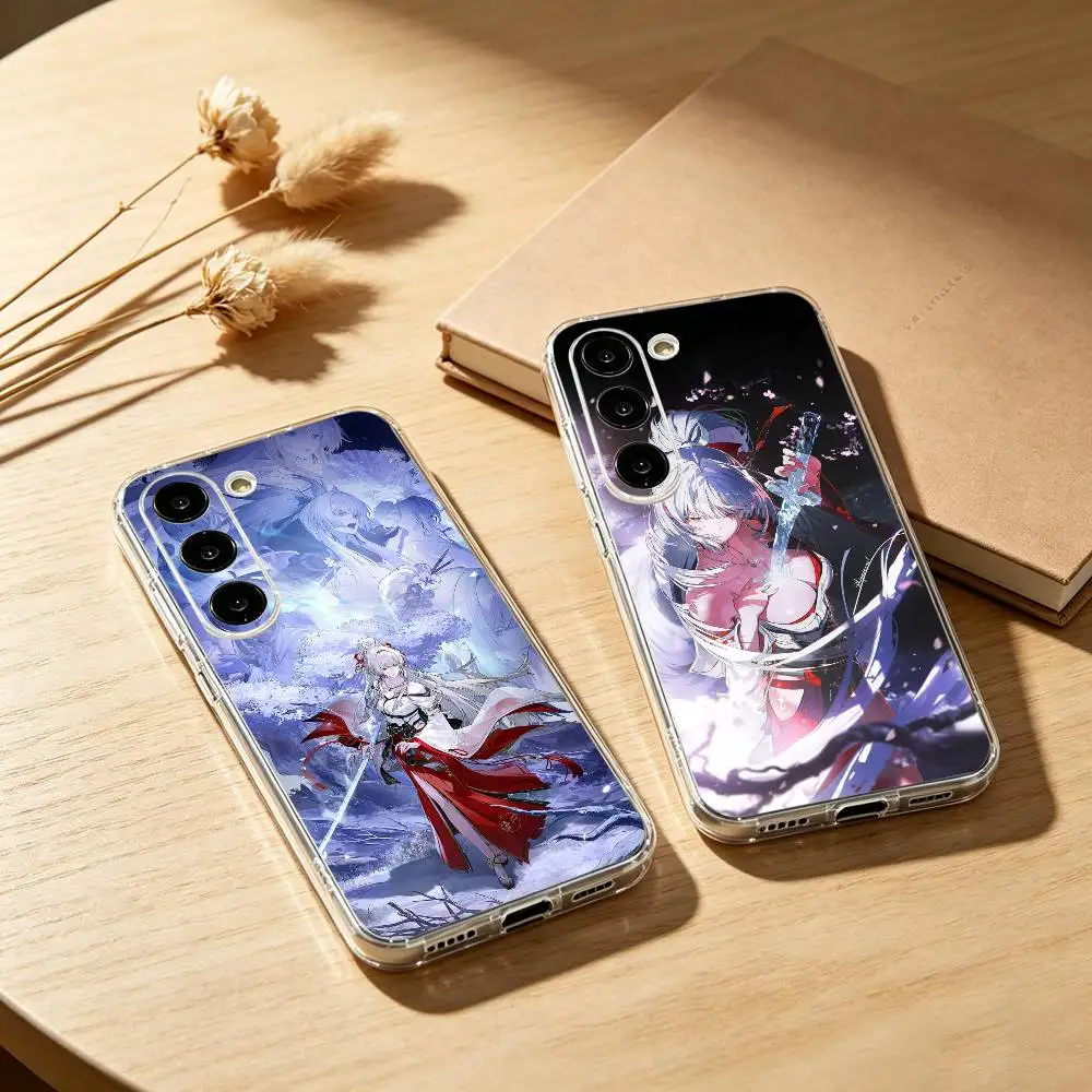 Wuthering Waves WuWa hiyuki Phone Case For Samsung Galaxy A91,80,73,72 ,71,53,52,32 ,31,22,21s,20,Transparent Case