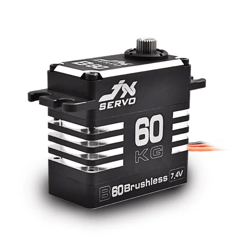Servo digitale a coppia elevata da 60 kg Motore brushless HV con guscio in alluminio completamente impermeabile per auto RC Robot Crawler JX B60
