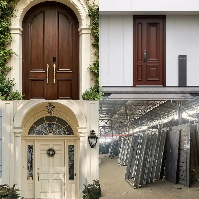 Exterior Front Security Door Deep Customization