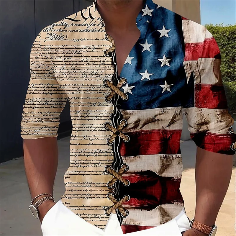 Camisa holgada de manga larga para hombre, Top de moda, selección de colores, empalme, primavera y otoño