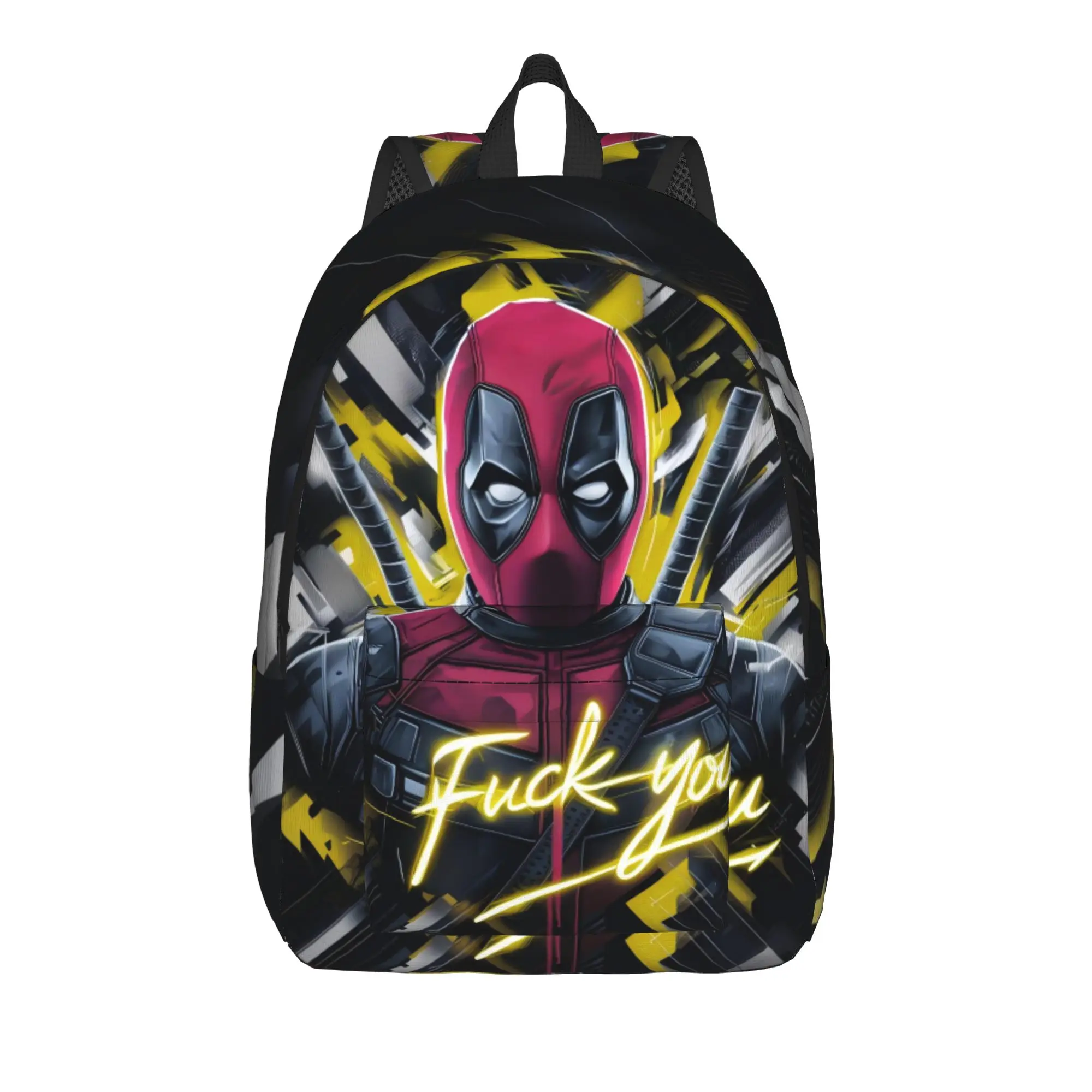 

Back to school season Deadpool Backpack Marvel College Student Adjustable Strap Backpack
