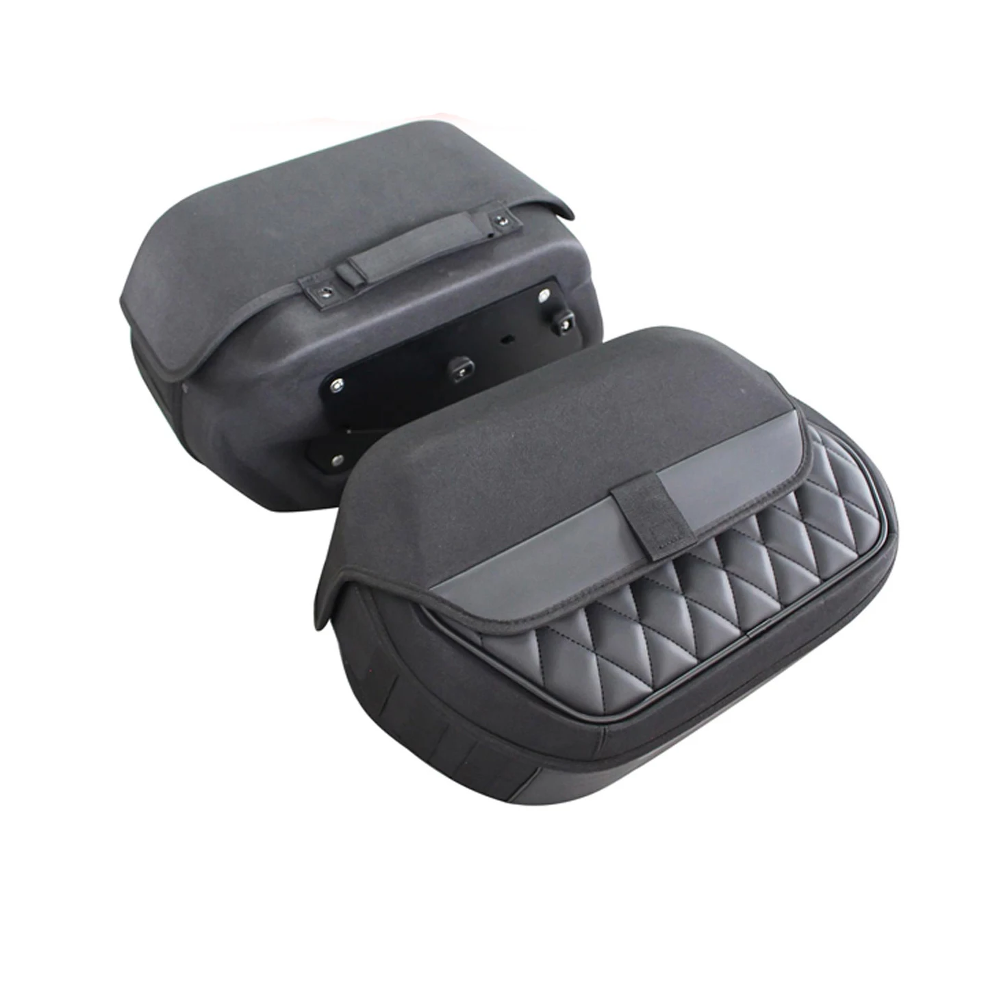 

Быстросъемная боковая сумка в стиле ретро для Kawasaki Eliminator 500, контейнер для хранения мотоцикла с запирающейся крышкой