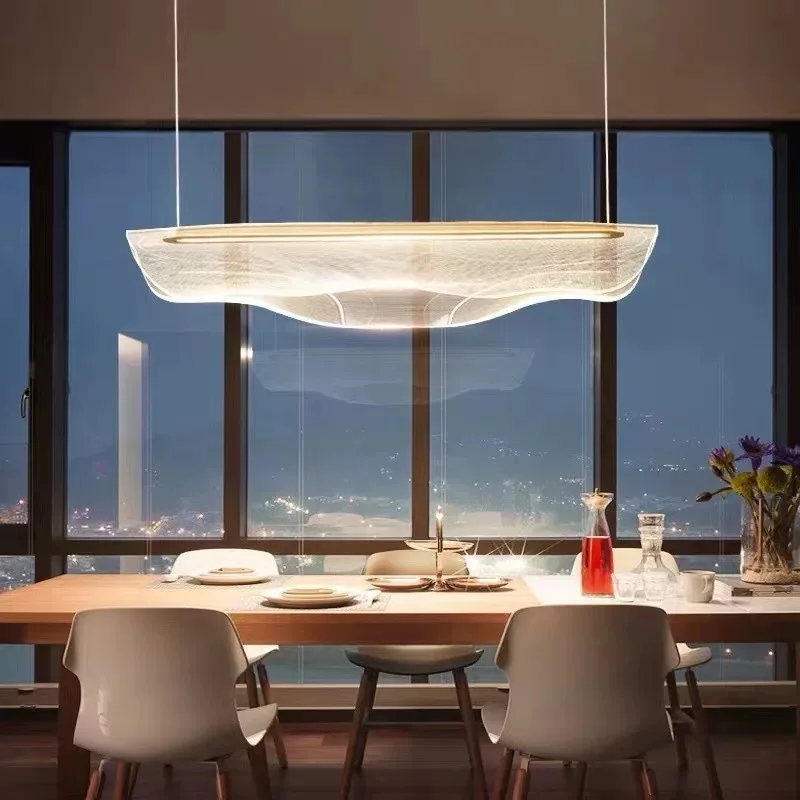 Modern Minimalist LED Acrylic Chandelier for Living Room Dining Room Dining Table Kitchen Home Decoration Chandelier