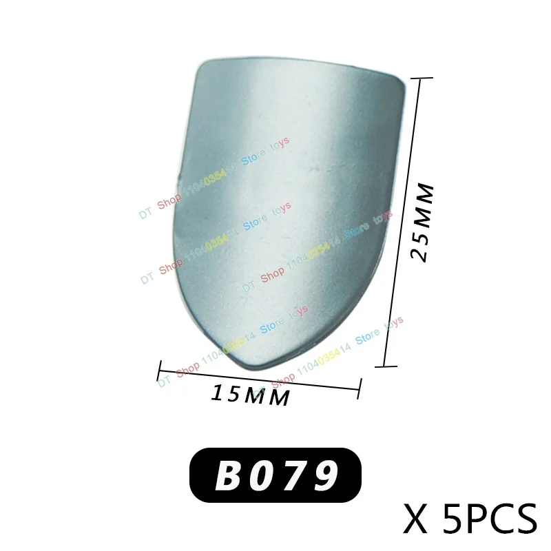 5 buah PJT-018 mainan blok bangunan paruh baya aksesoris senjata perisai layar perakitan Kombo hadiah anak-anak