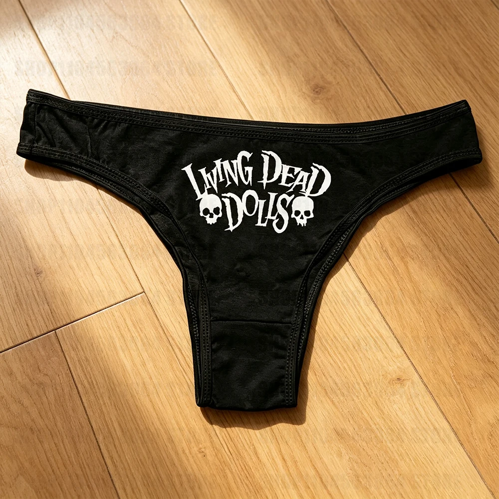 Summer aesthetics retro 2000s fashion letter print casual underwear Gothic hip-hop rock street style Emo girl punk