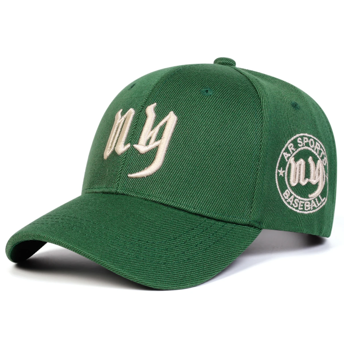 للجنسين نيويورك إلكتروني التطريز قبعات البيسبول الربيع والخريف في الهواء الطلق قابل للتعديل قبعات عادية واقية من الشمس قبعة قبعة رياضية #4