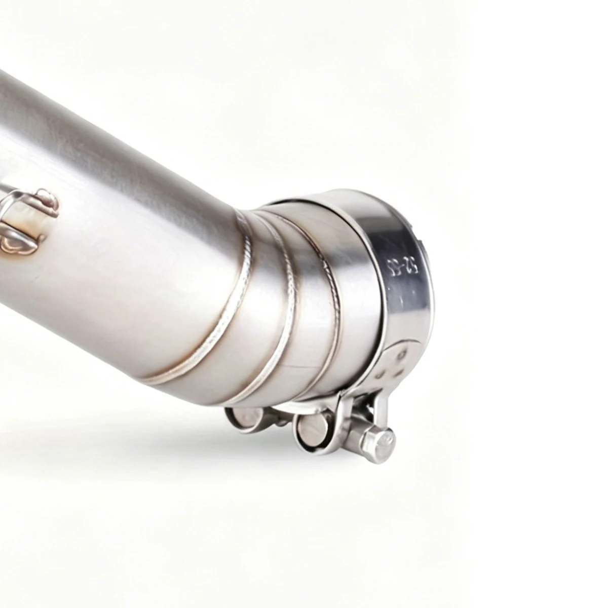 Stainless Steel Mid Exhaust Link Pipe Motorcycle Mod Parts For Honda CB400F-X 2018-2020 51mm Universal view 5