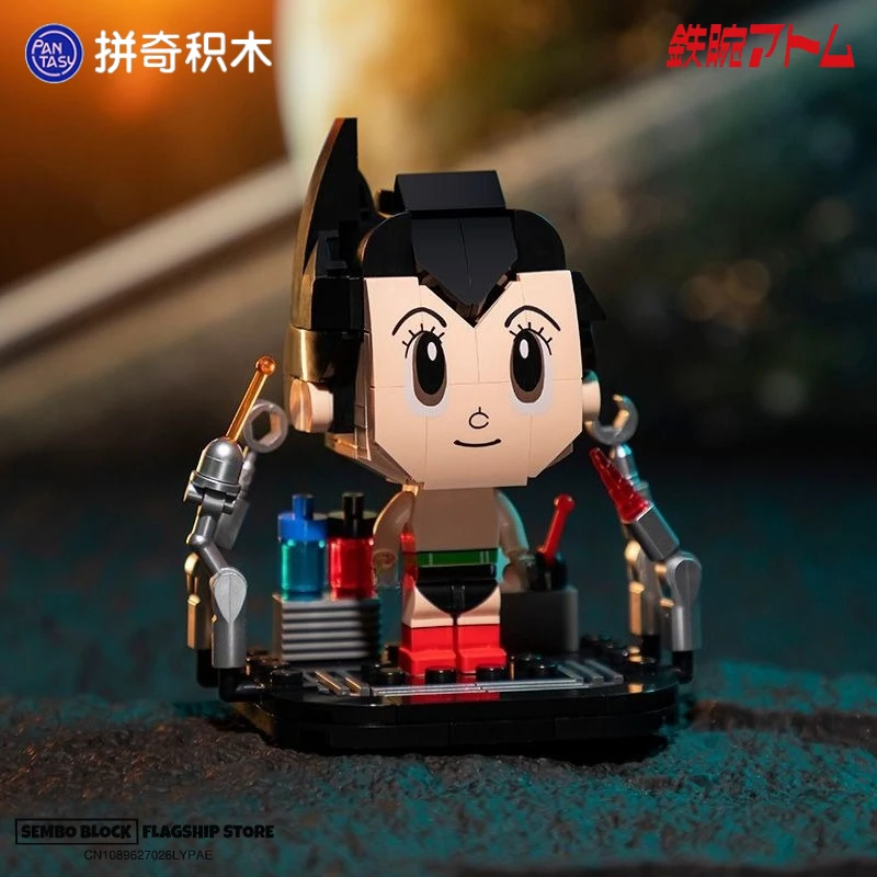 Astro Boy 70-jarig Jubileum Verzamelde Bouwstenen Trendy Desktop Modelversieringen Verzamelspeelgoed Kerstcadeau