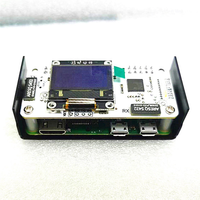 AA84 Duplex MMDVM Hotspot Board UHF VHF + OLED + Case Parts Kit Support P25 DMR YSF For Raspberry Pi Zero W 0W 2W 3B 4B