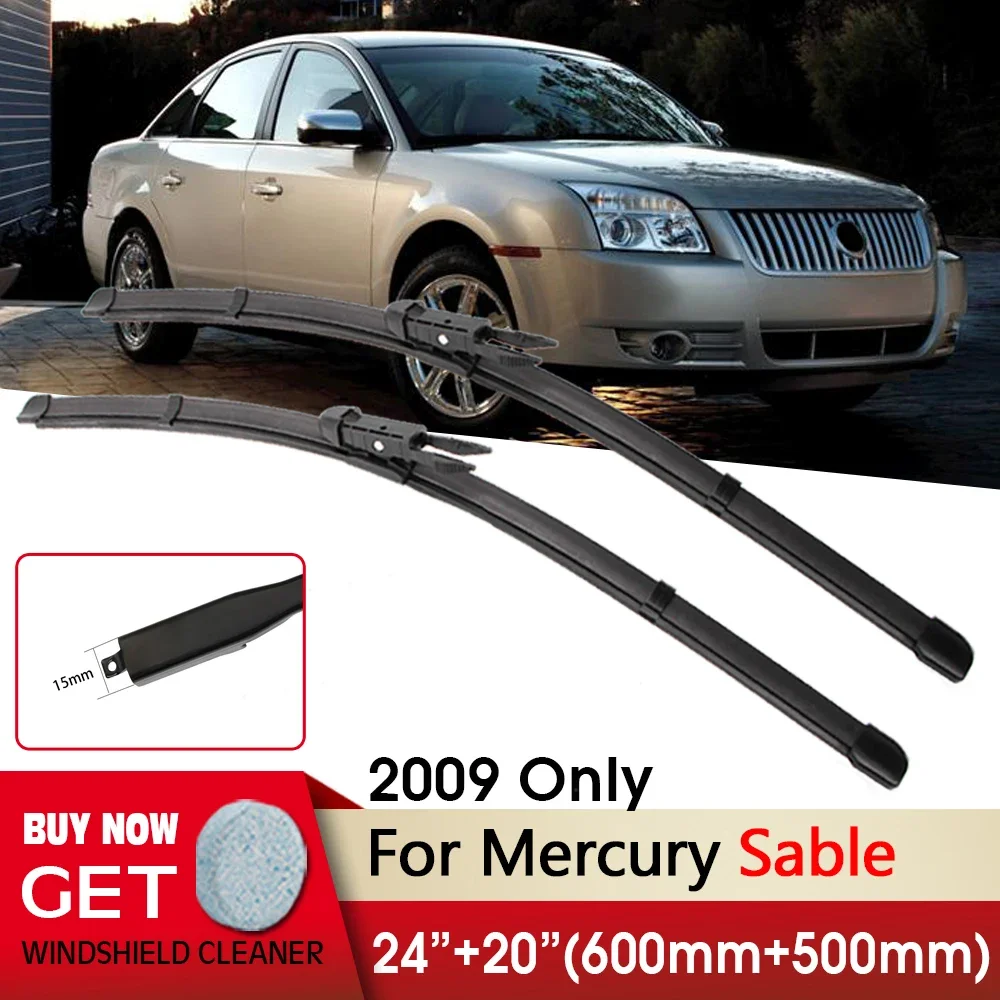 

Car Wiper RHD LHD Front Wiper Blade 24"+20" For Mercury Sable 2009 Only Fit Pinch Tab Arm Windscreen Wipers Auto Accessories