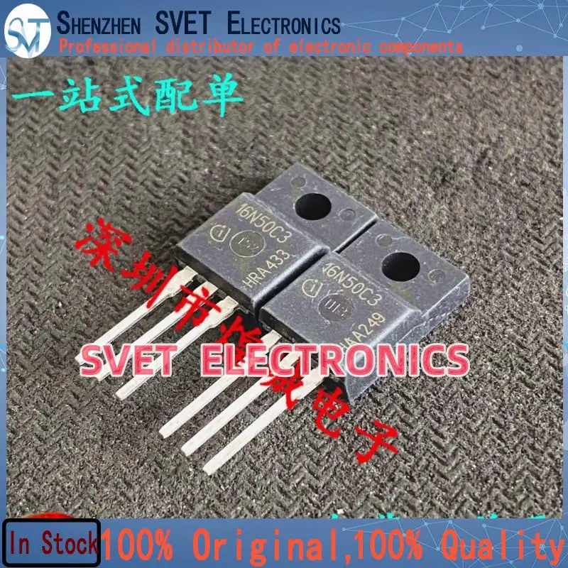 10PCS-50PCS  16N50C3 SPA16N50C3 TO-220F 560V 16A  Original In Stock Fast shipping