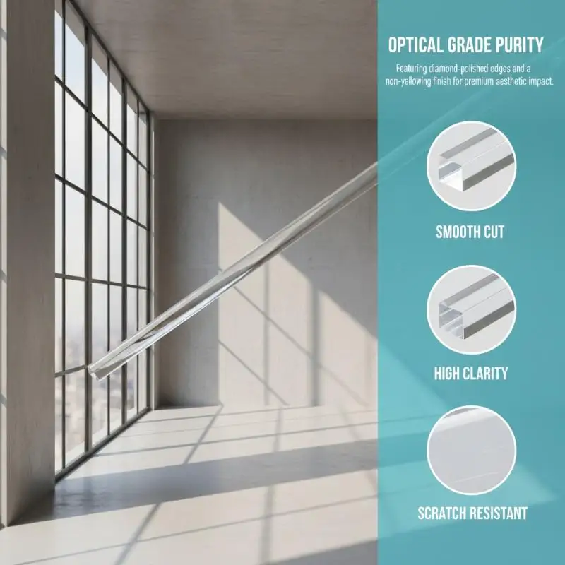 

Набор из 6 акриловых квадратных прутков, глянцевые пластиковые стержни, длина 200 мм, для поделок и архитектурных моделей