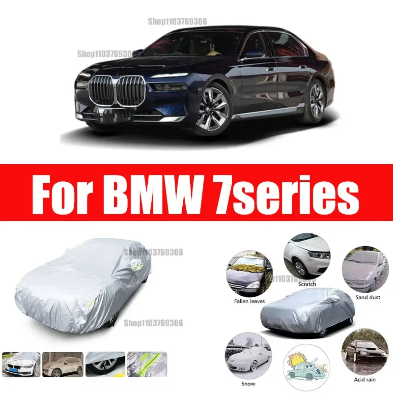 

For BMW 7 series Outdoor Protection Full Car Covers Snow Cover Sunshade Waterproof Dustproof Exterior Car accessories