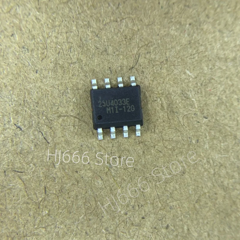 10pcs     MX25U4033EM1I-12G    25U4033  SOP8