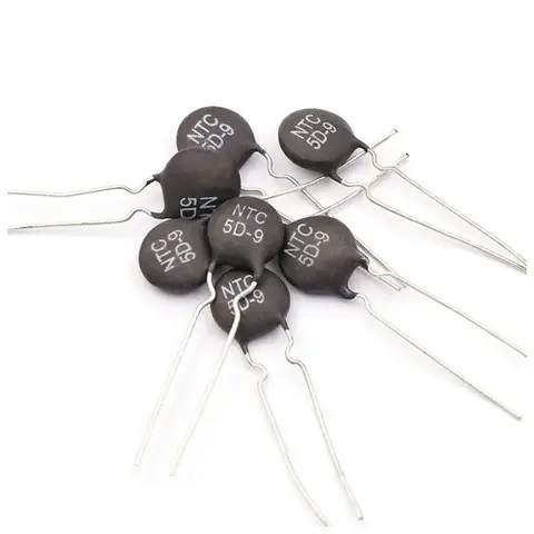 10pcs Thermistor Resistor NTC 3D-25 5D-7 5D-9 5D-11 5D-25 8D-9 10D-9 10D-11 20D-9 Thermal Resistor