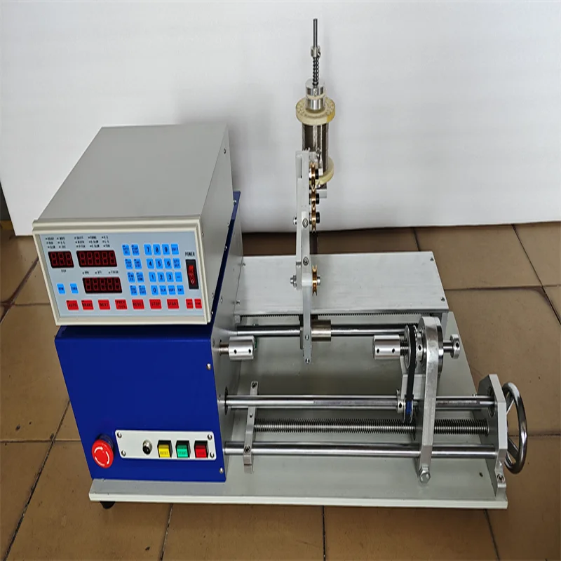 LY 830S 0.03-0.80 مللي متر جودة عالية جديد الكمبيوتر التلقائي قضيب مغنيسيوم لفائف التدفئة لوحة الميكا لفائف لف آلة توزيع