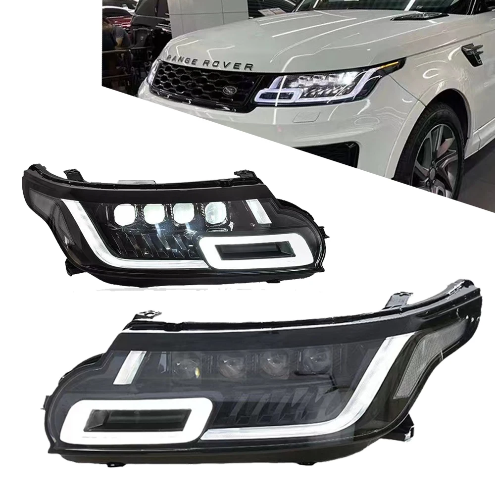 

2pcs Full LED Matrix Headlights For Land Rover Sport L494 2014-2017 Upgrade Headlight Projector LED Lens Headlight Assembly