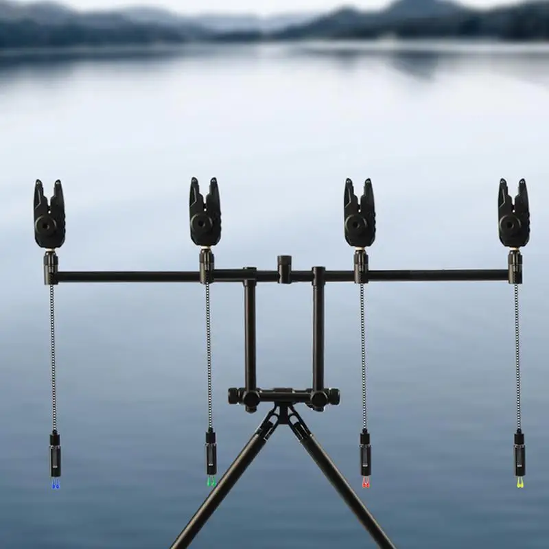 

Fish Bite Alarm 4X Lightweight Freshwater Swinger Lightweight Pond Creatures Catching Tensioner With Two Chains For Enthusiasts