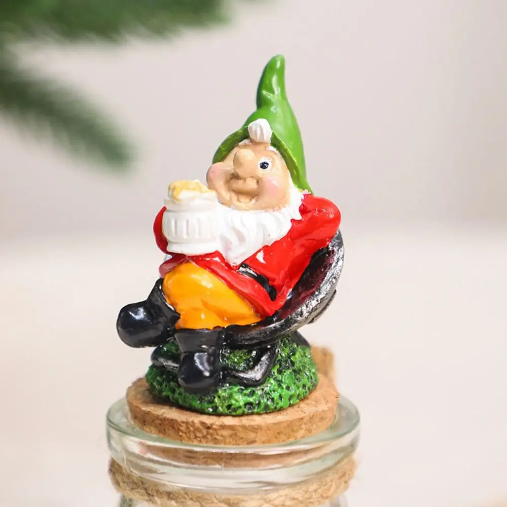 Crafts Resin Dwarf Elf Candy Can Creative Cute Snack Jar Unique Exquisite Storage Bottle Festival