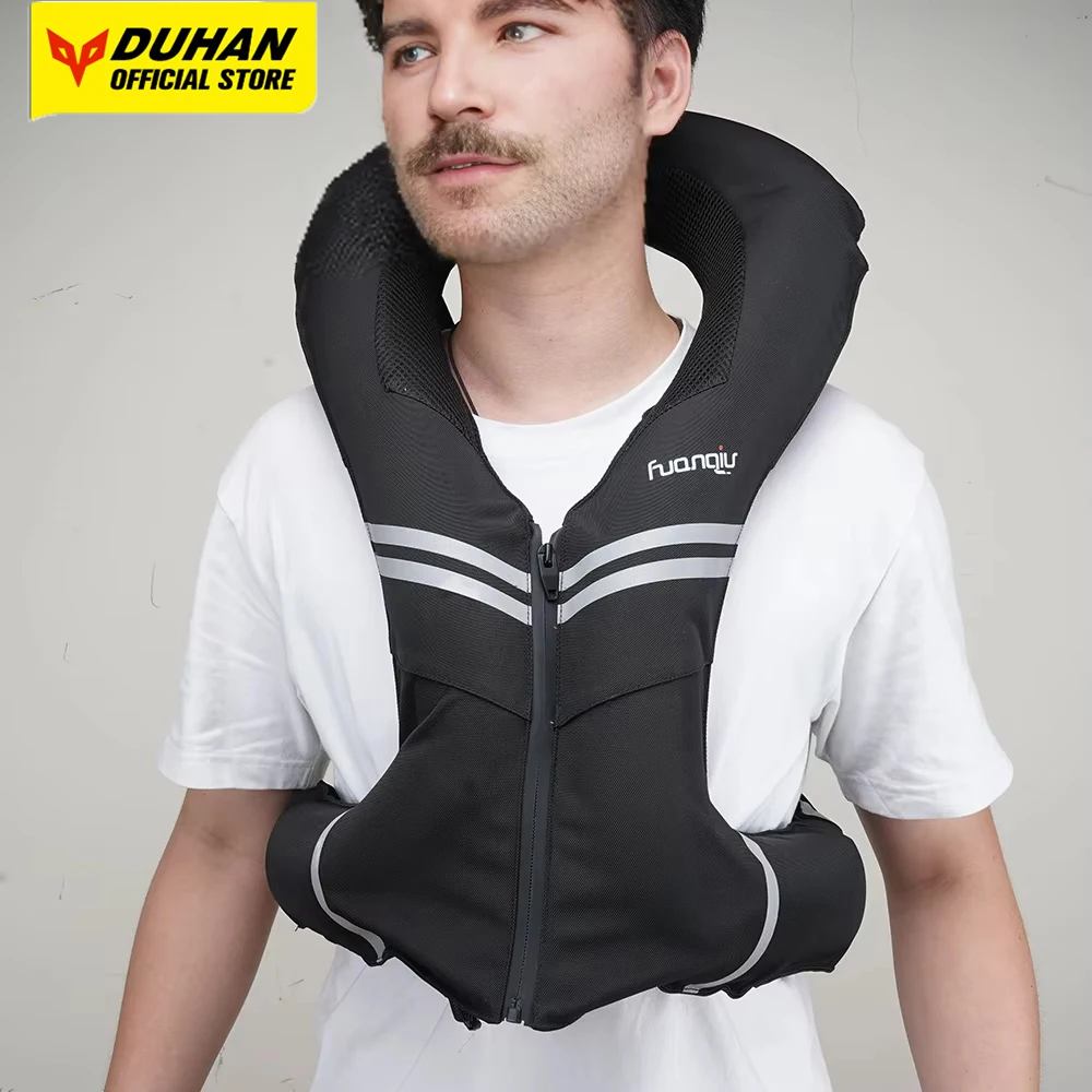 

New Motorcycle Airbag Black Safety Jacket Protective Vest Reflective Safety Protective Body Gear Protecter Jacket