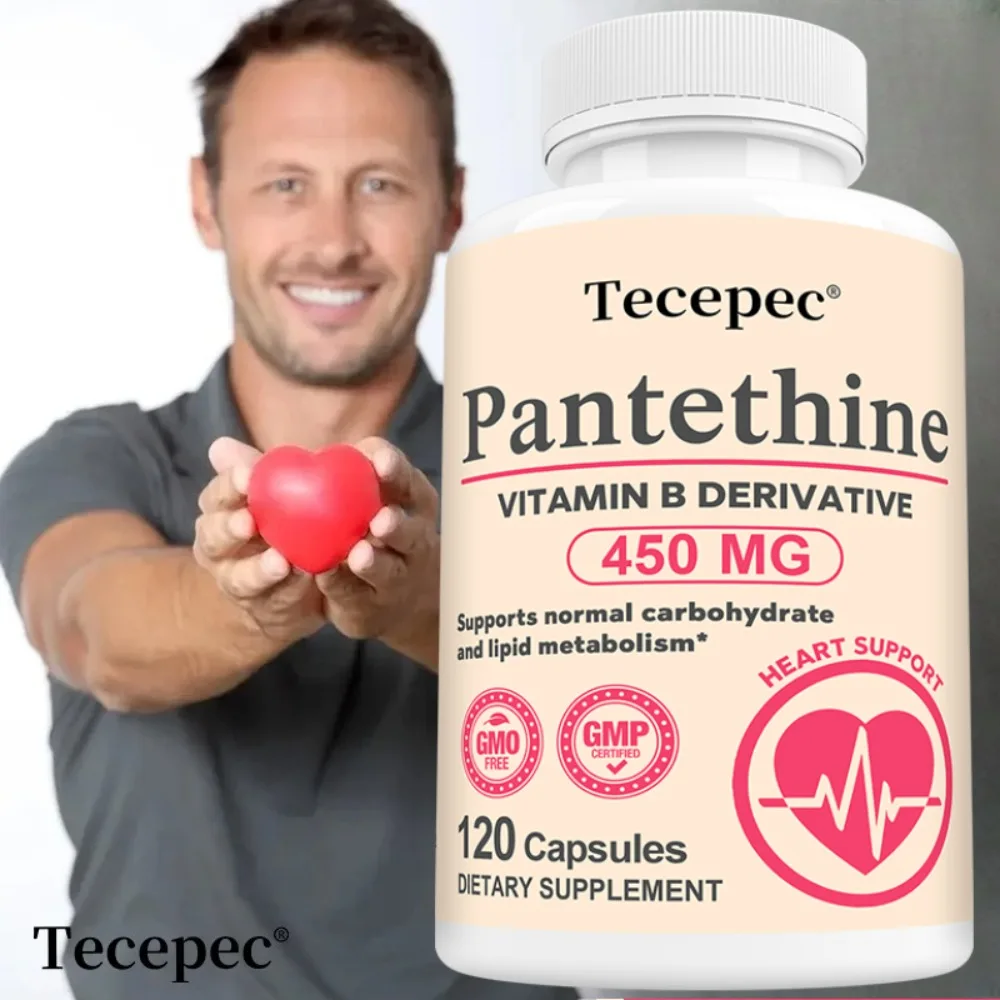 Pantethine Supplement - Metabolism Support, Liver Support, Support Cardiovascular Health, Vegetarian Capsules, Non-GMO