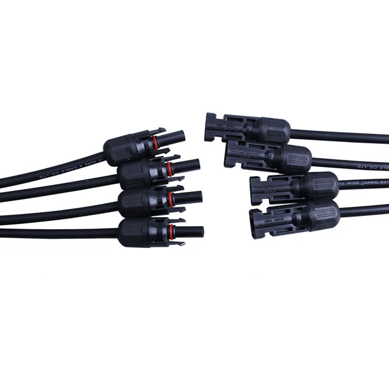 Sets PV Y Type Photovoltaic Solar Connector 1000V 30A IP67 Male Female 3Way 4Way 5Way Plug 1 IN 2/3/4 OUT Adapter