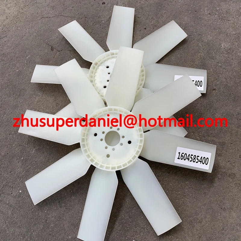 2pcs/lot OEM 1604585400 axial cooling fan blade for AC portable air compresor parts