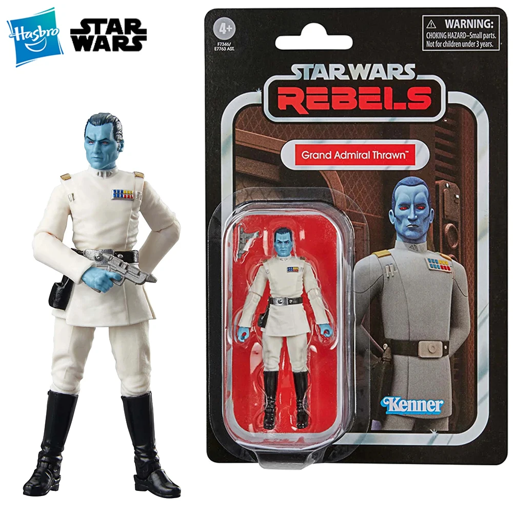 In-Stock Original Hasbro Star Wars The Vintage Collection Grand Admiral Thrawn 3.75-inch Action Figure Nice Robot Model Toys