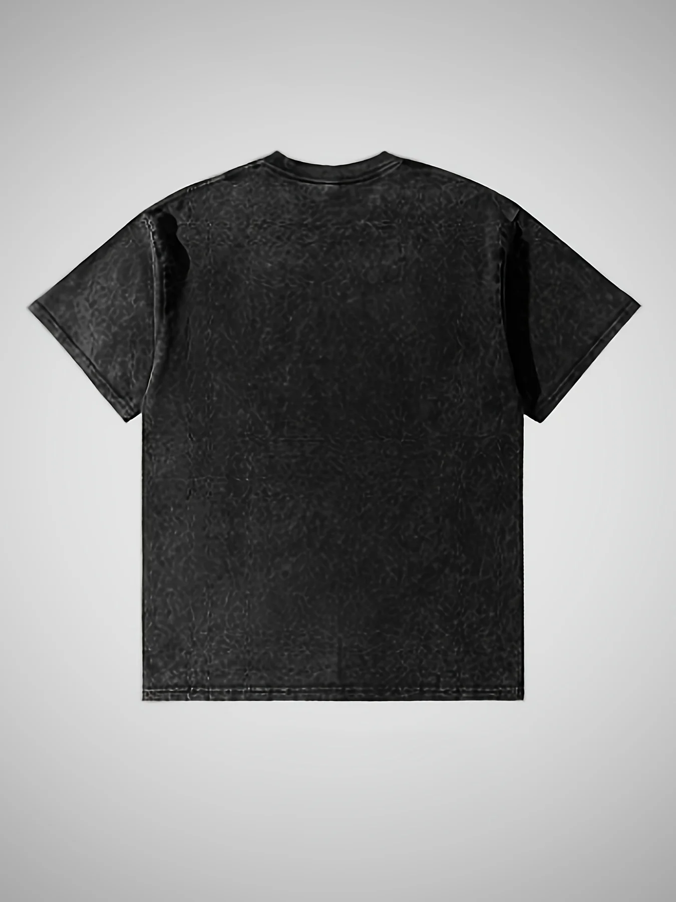 Men's Summer Loose Casual 100% Cotton Soft Retro Washed T-Shirt Fitness Street Style Power Gym Pattern Print Muscle Arc Design