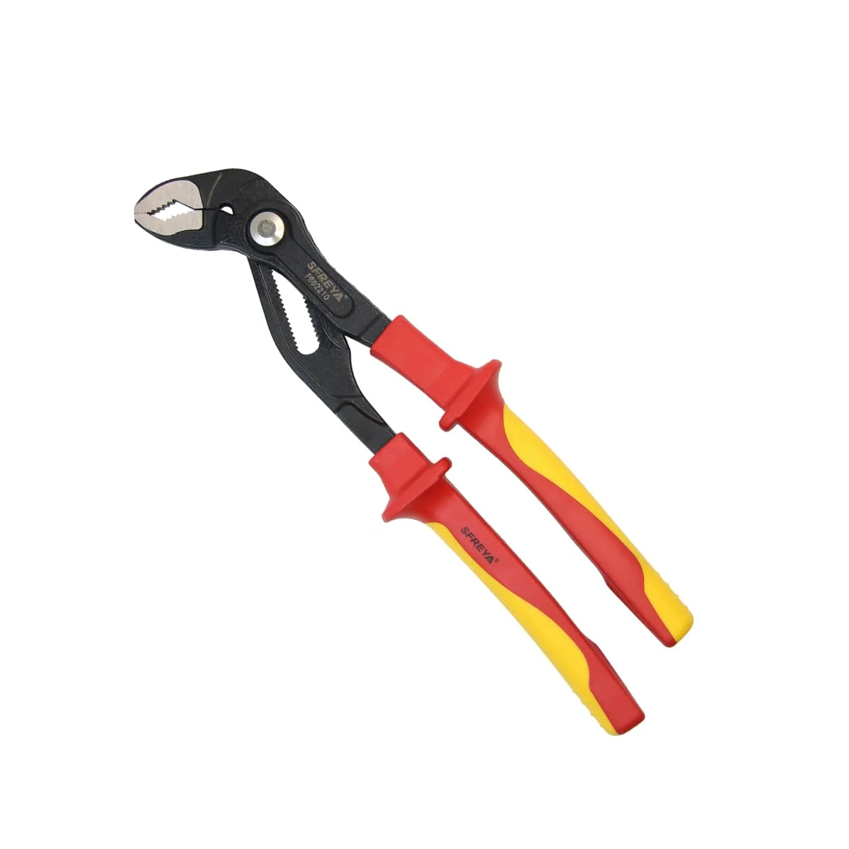 SFREYA F8022 Insulated quick water pump pliers 10'' VDE certified 1000V high-voltage resistant for electrical maintenance