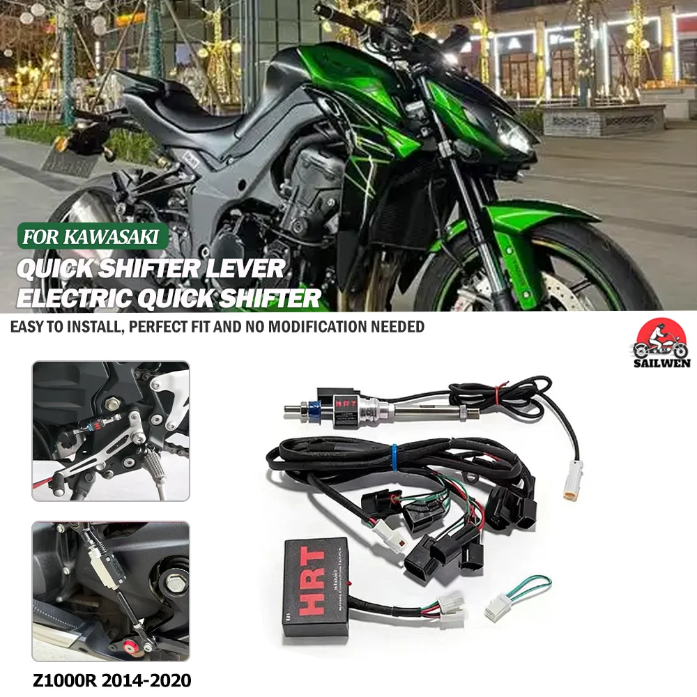 For Kawasaki Z1000R 2014-2020 Motorcycle one-way/two-way quick shift lever gear shifter quick transmission