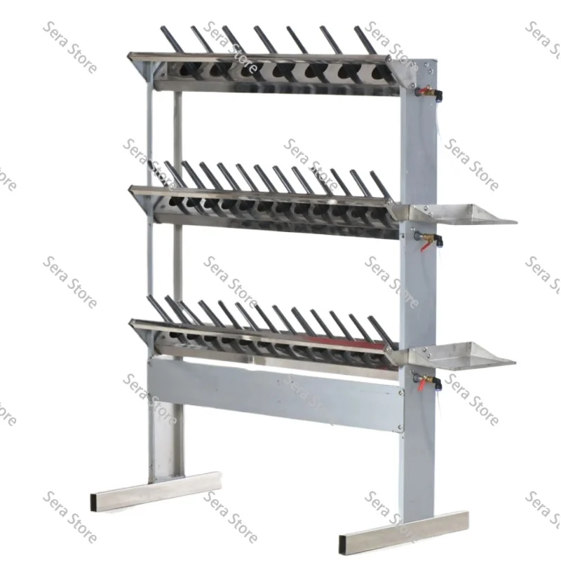 For Garage Mechanic Shop Stainless Steel Oil Drain Pan & Caddy, Wall Mount & Floor Standing Used Oil Collection Tool