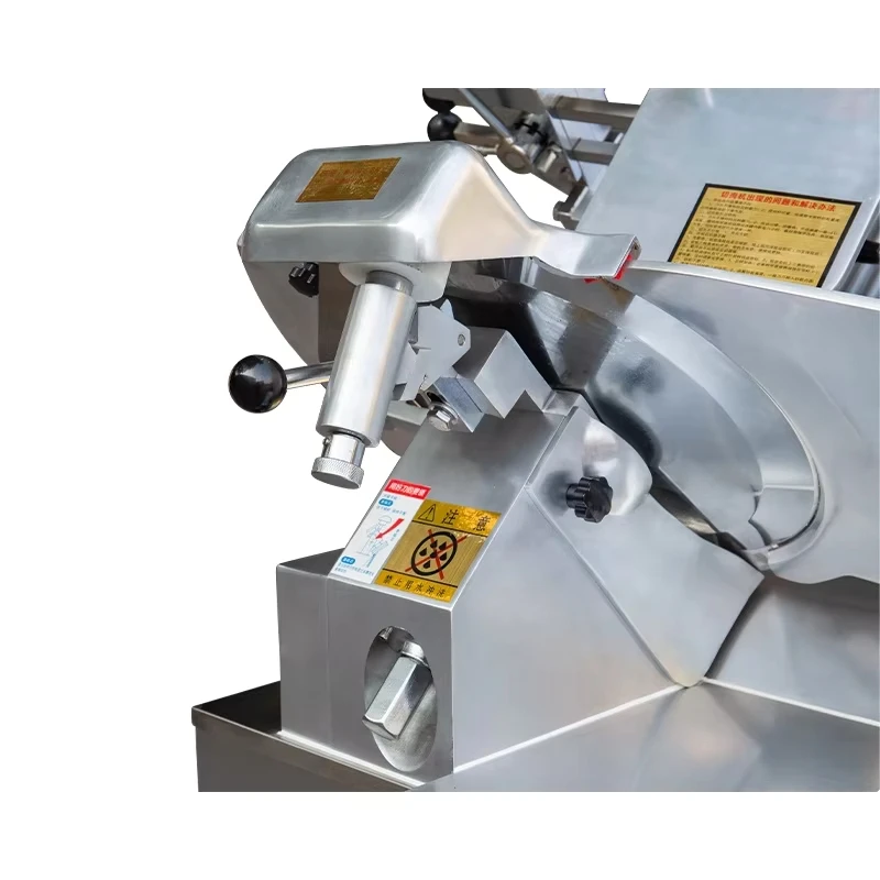 FOODLINE Continuous Feeding Meat Slicer Machine Improve Working Efficiency For Large Quantity Meat Order