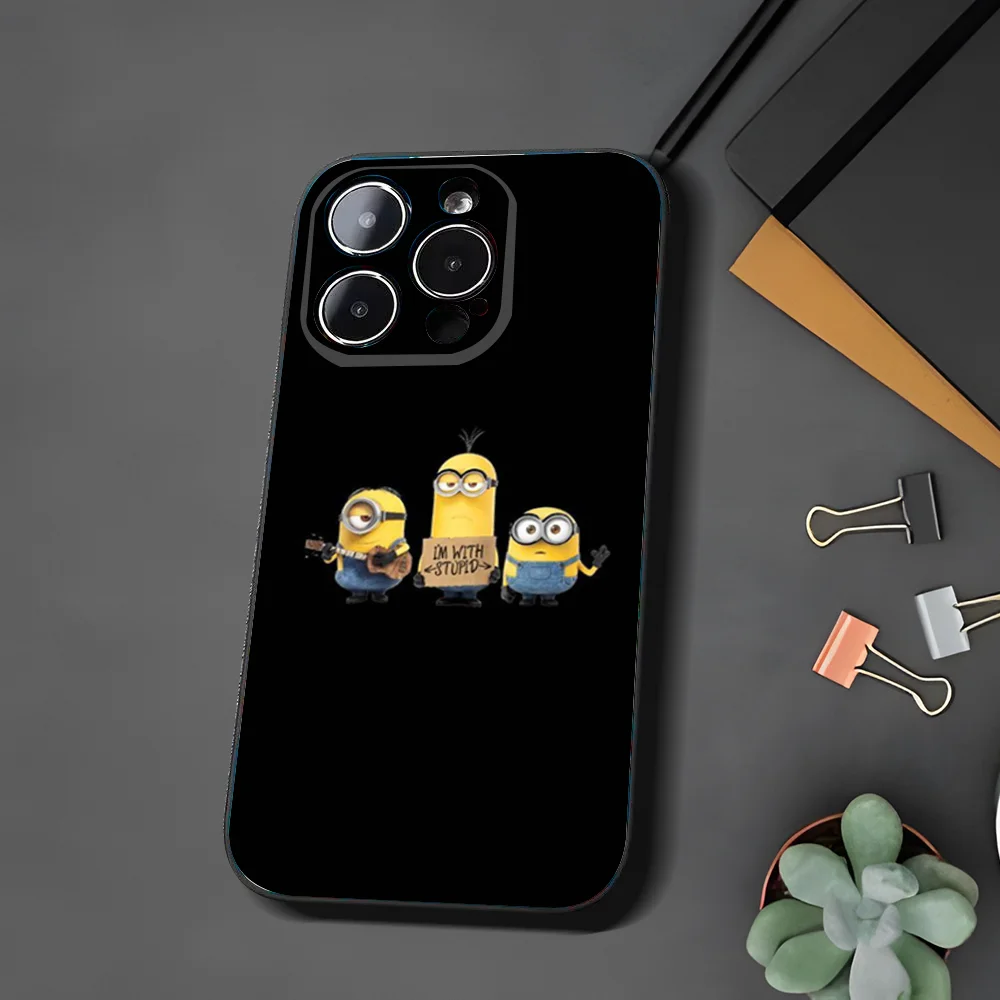 M-Minion Phone Case For Iphone 15 11 13 14 Pro Max 7 8 Plus X Xr Xs Max Se2020 12mini Cover Case
